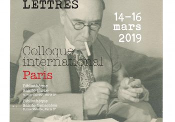 André Gide dans ses lettres (14-16 mars 2019, Paris)