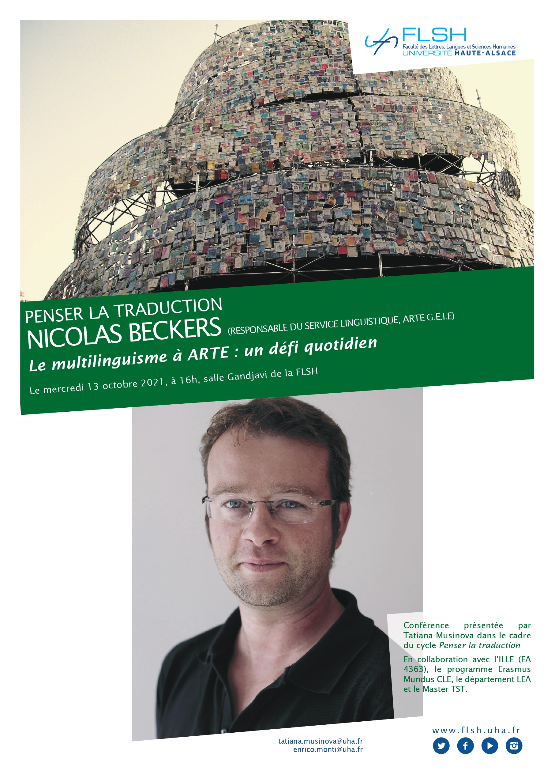 image de Affiche penser la traduction