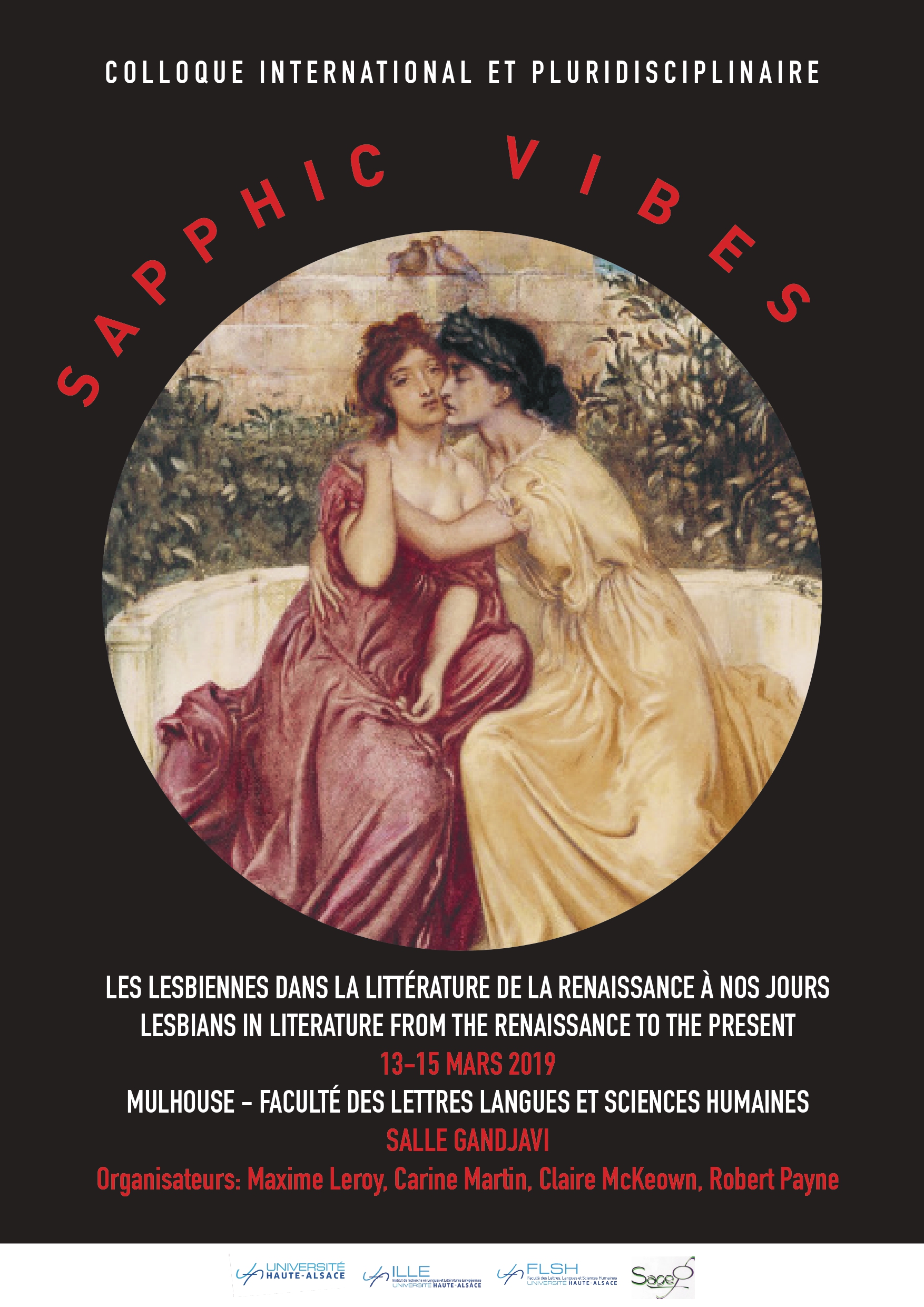 image de Affiche du colloque Sapphic vibes