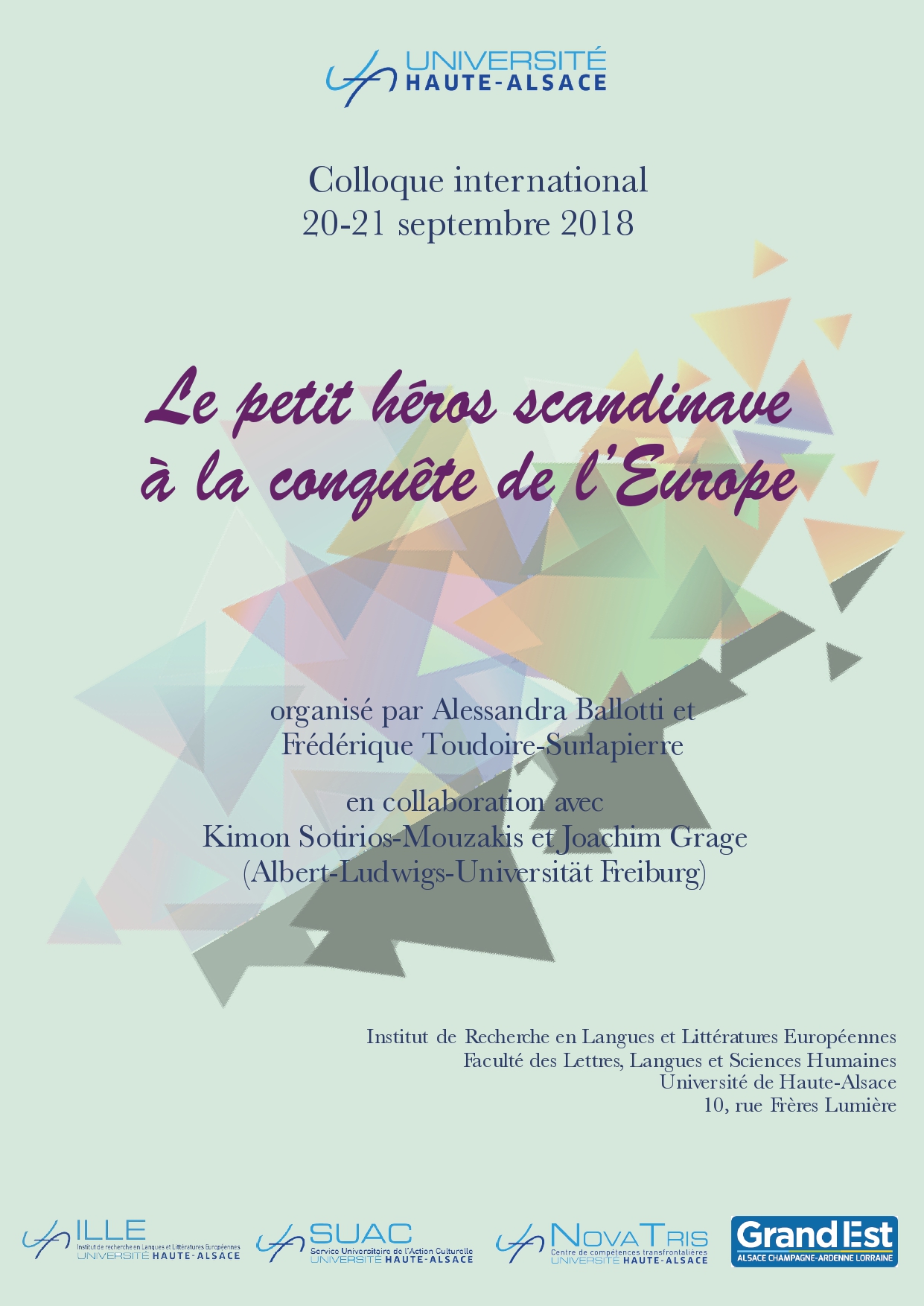 image de affiche colloque le petit héro scandinave