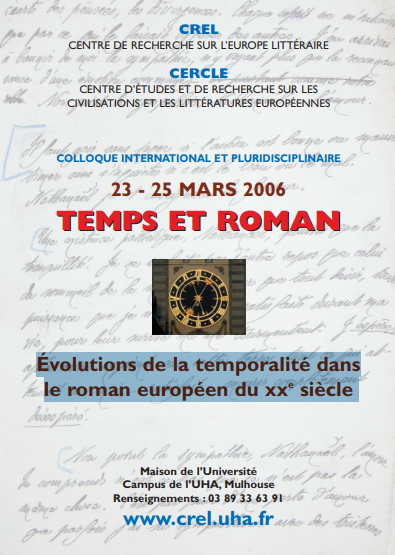 Affiche temps et roman