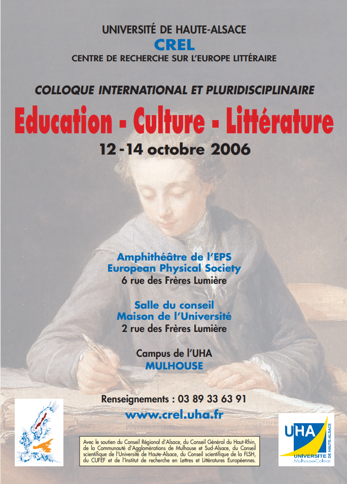 image de Affiche éducation, culture, littérature