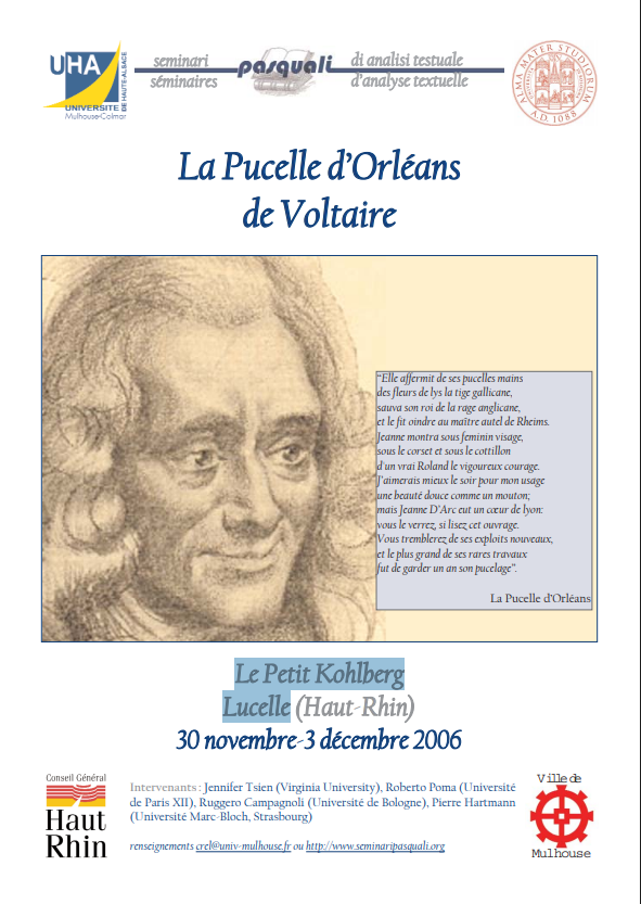 image de La pucelle d'orlean de voltaire