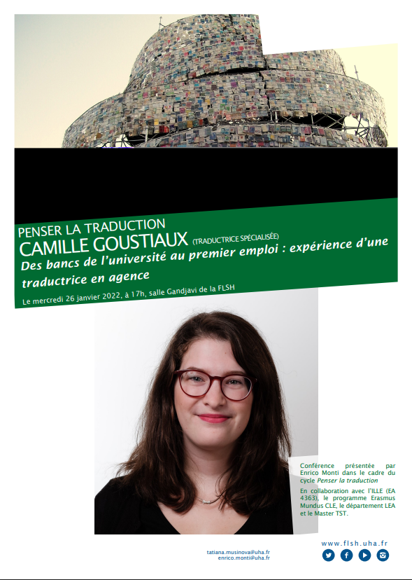 image de Affiche penser la traduction