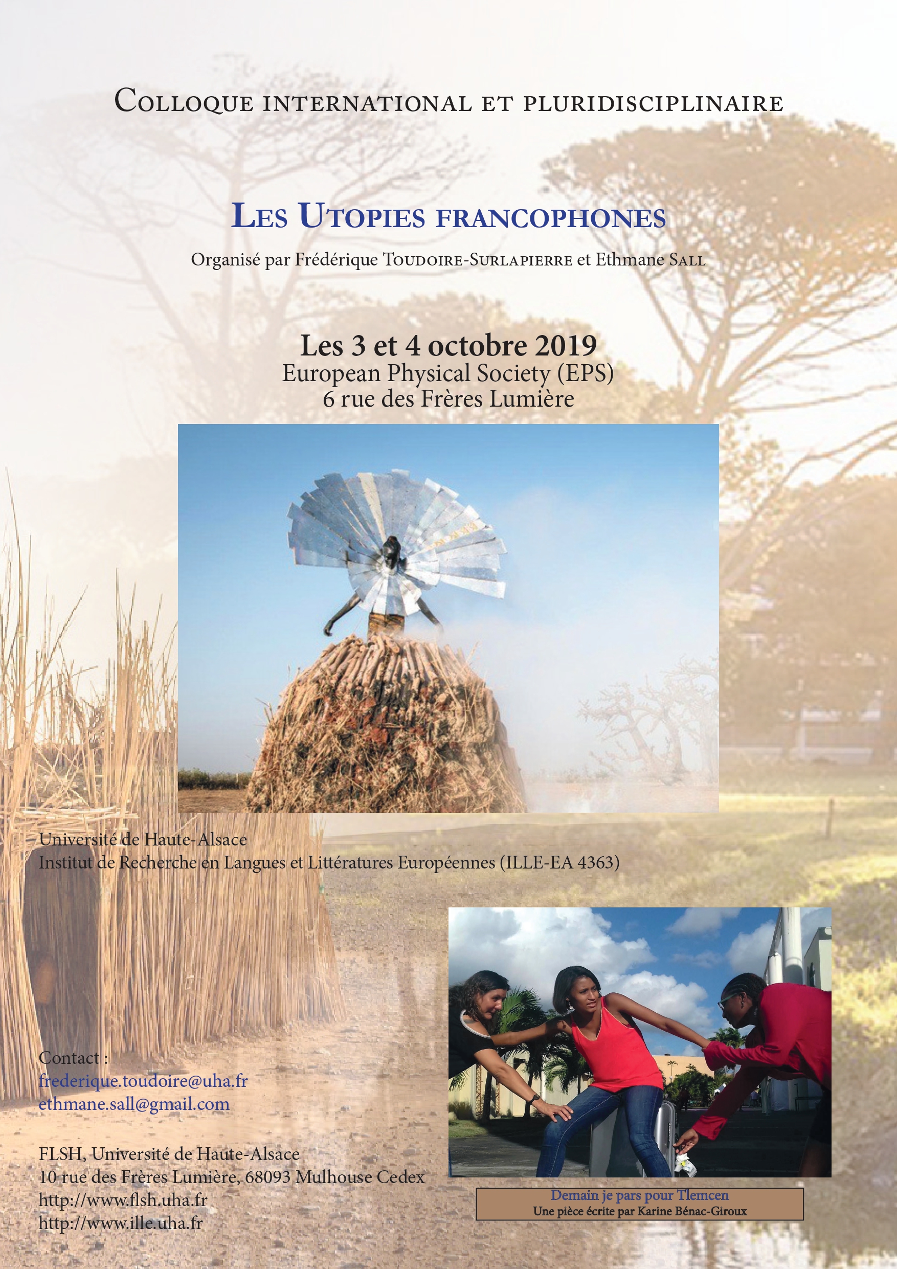 image de Affiche les utopies francophones