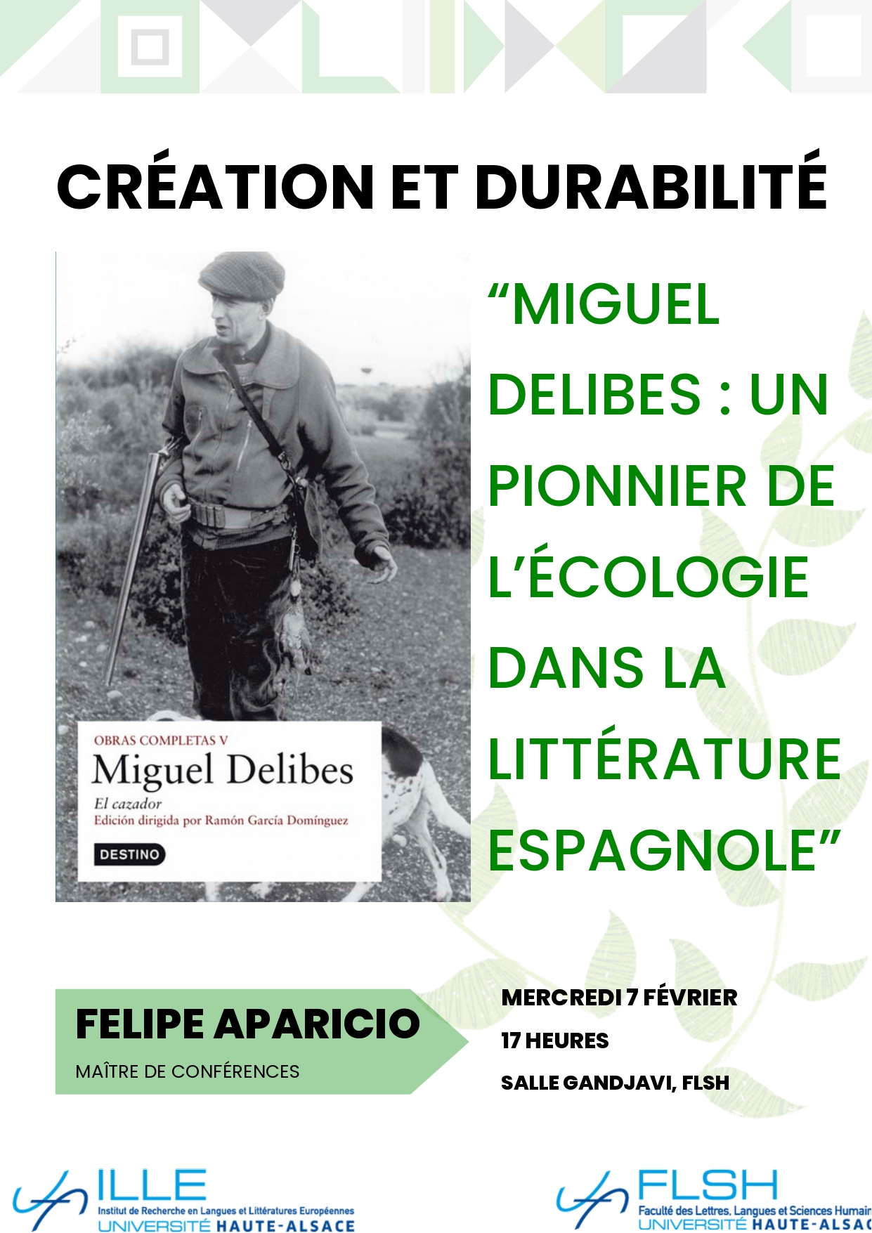 image de Affiche pionnier de l'écologie