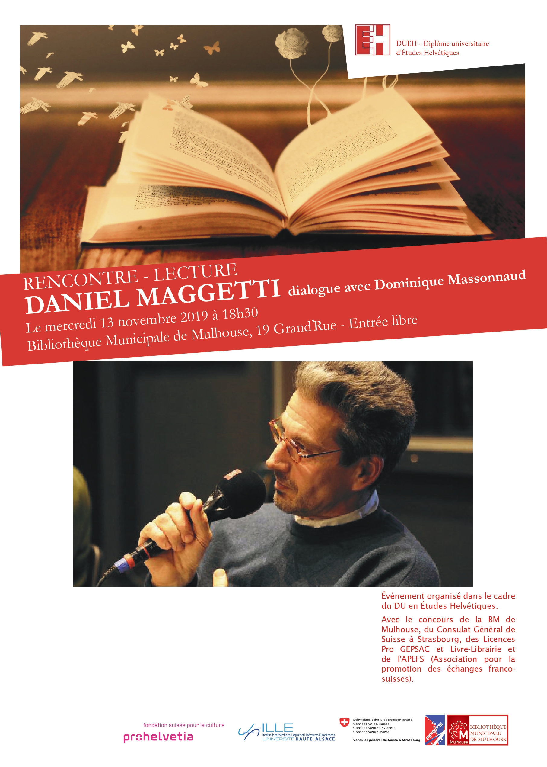 Affiche conférence dialogue