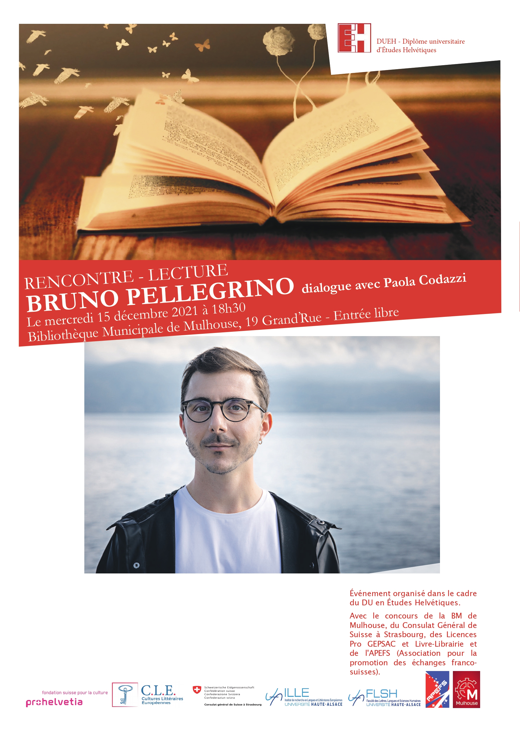 Affiche rencontre - lecture