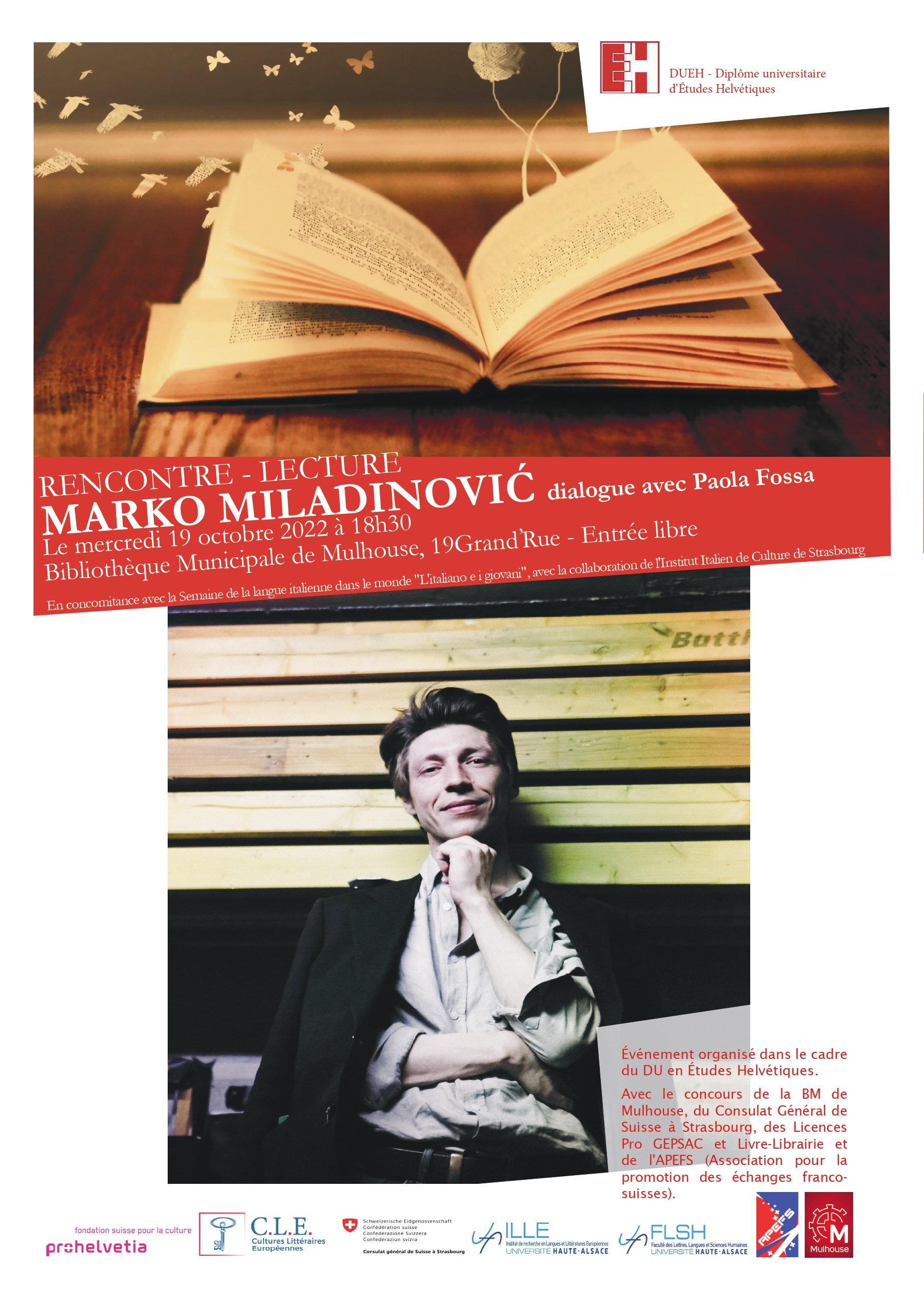 image de Affiche rencontre - lecture