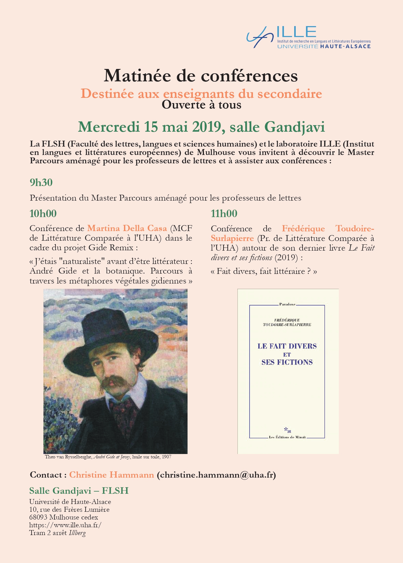 image de Affiche matinée de conférences