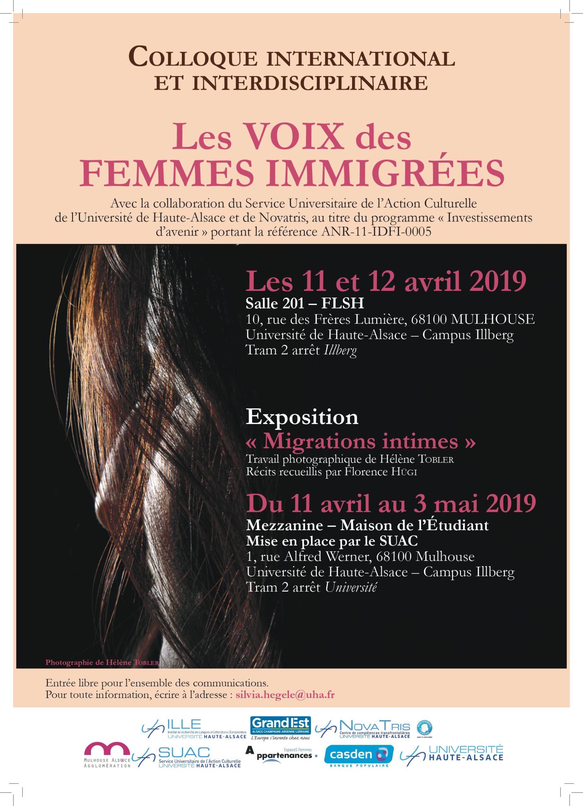 image de Affiche colloque les voix des femmes immigrées